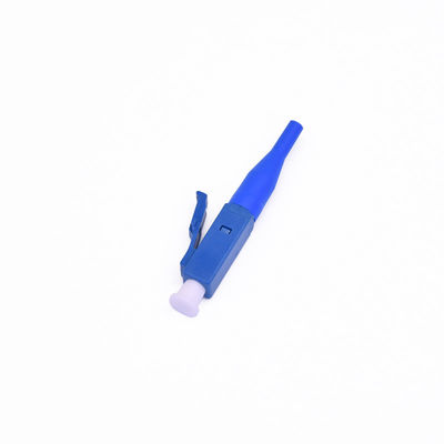 아구아 블루 부트 컬러 LC APC 광섬유 빠른 커넥터 0.9mm 및 2.0mm 높은 내구성을 위해